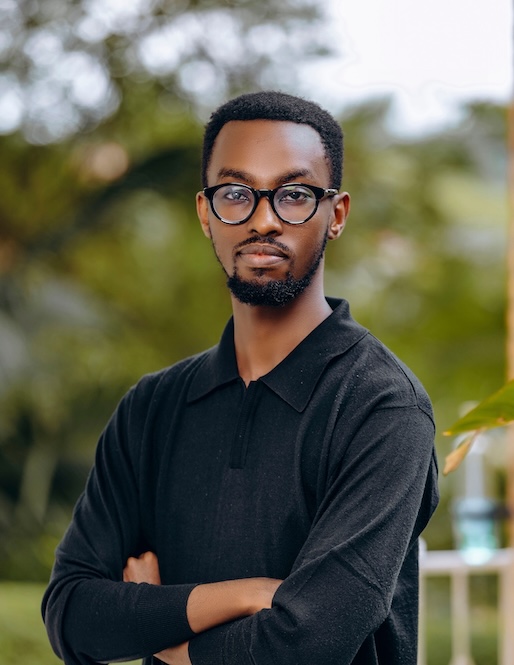 One of our software training graduates. East African Software developers are trained locally in tech and soft skills.