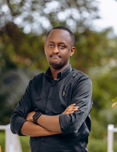 One of our software training graduates. East African Software developers are trained locally in tech and soft skills.